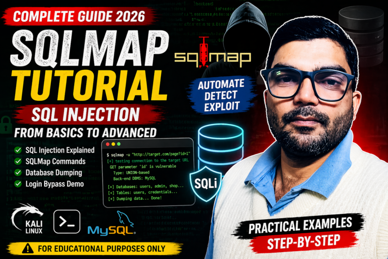 SQLMap Basics – SQL Injection Attack Ka Complete Guide (Beginner to Advanced)