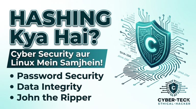 Hashing Kya Hai? | Hashing in Cyber Security | MD5, SHA-256 & John the Ripper